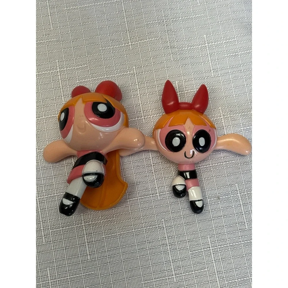 Vintage 2002 Powerpuff Girls Blossom Burger King Toy Lot 2 Action Figures